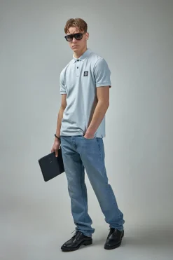 Stone Island Slim Fit Short Sleeve Polo Shirt - LABELS
