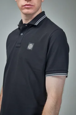 Stone Island Slim Fit Short Sleeve Polo Shirt - LABELS
