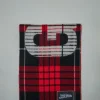 Tartan Wool Scarf with ''Gaultier '' Logo - LABELS