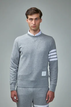 Thom Browne Classic Sweatshirt In Classic Loopback - LABELS