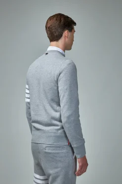 Thom Browne Classic Sweatshirt In Classic Loopback - LABELS