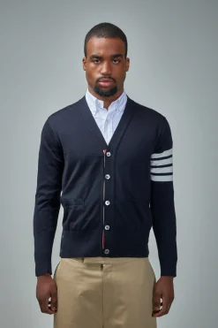 Thom Browne Classic V-Neck Cardigan - LABELS