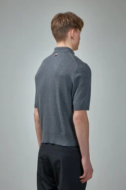 Thom Browne Cotton 4 Bar Relaxed Fit Polo - LABELS
