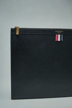 Thom Browne Document Holder Grain Leather - LABELS