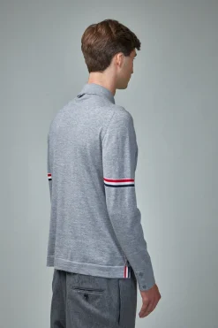 Thom Browne Jersey Stitch Button Down Long Sleeve Shirt - LABELS