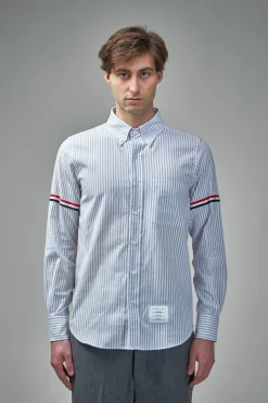 Thom Browne Madras Cotton Armband Shirt - LABELS