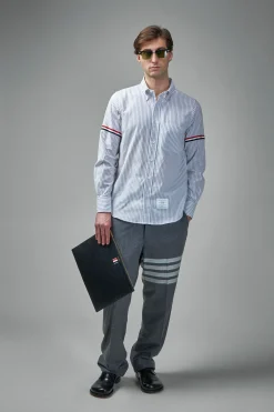 Thom Browne Madras Cotton Armband Shirt - LABELS