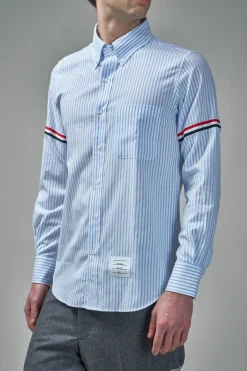 Thom Browne Madras Cotton Armband Shirt - LABELS
