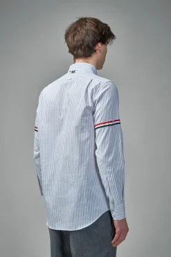 Thom Browne Madras Cotton Armband Shirt - LABELS