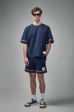 Thom Browne Mid Shorts In Cotton Interlock - LABELS