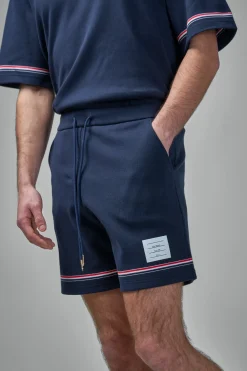 Thom Browne Mid Shorts In Cotton Interlock - LABELS