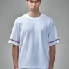 Thom Browne Rugby Fit Short Sleeve Tee In Cotton Interlock - LABELS