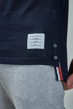 Thom Browne Short Sleeve Rib Cuff Tee - LABELS