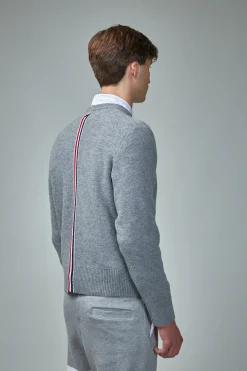 Thom Browne Washed Pique Stitch Crew Neck - LABELS
