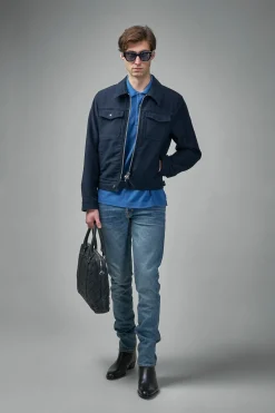 TOM FORD Brushed Cotton Satin Battle Jacket - LABELS