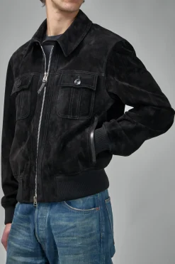TOM FORD Cashmere Suede Chest Pocket Blouson - LABELS