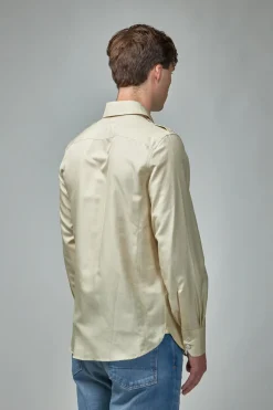 TOM FORD Cotton Silk Air Finishing Military Leisure Shirt - LABELS