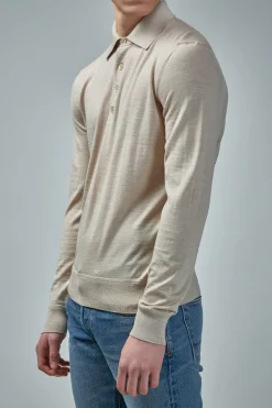 TOM FORD Fine Gauge Pure Wool LS Polo - LABELS