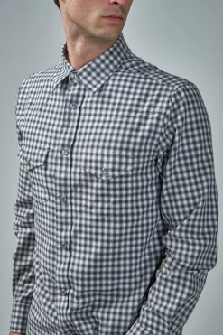 TOM FORD Gingham Degrade Western Shirt - LABELS