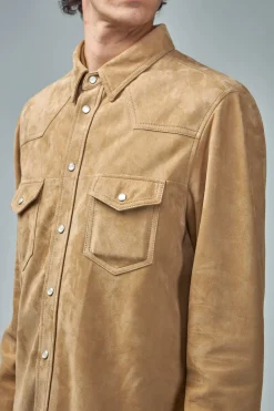 TOM FORD Light Suede Western Shirt - LABELS