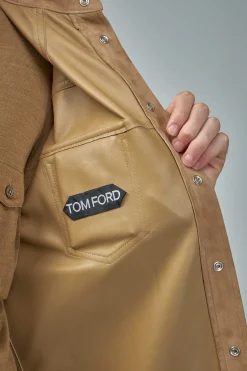 TOM FORD Light Suede Western Shirt - LABELS