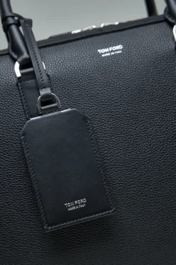 TOM FORD Soft Grain Leather Elliot Briefcase - LABELS