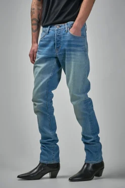 TOM FORD Summer Blue Selvedge Slim Fit - LABELS