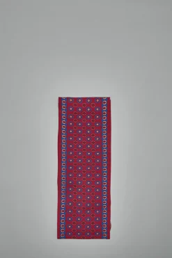 Valentino Chamber Silk Bandeau Scarf with Fringe - LABELS
