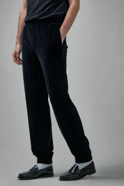 Valentino Chenille Jogging Trousers with Chez Valentino Patch - LABELS