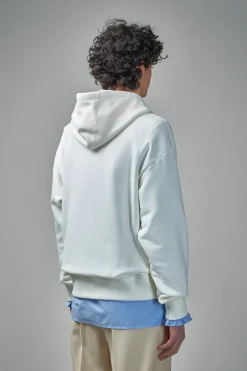 Valentino Cotton Hooded Sweatshirt with Chez Valentino Print - LABELS