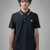 Valentino Cotton Piqué Polo Shirt with V-Logo Patch - LABELS