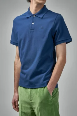 Valentino Cotton Piqué Polo Shirt with V-Logo Embroidery - LABELS