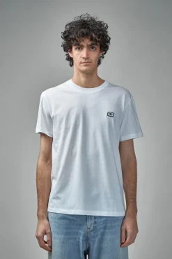 Valentino Cotton T-Shirt with Vlogo Patch - LABELS
