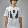 Valentino Cotton T-Shirt with Chez Valentino Print - LABELS