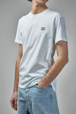 Valentino Cotton T-Shirt with Vlogo Patch - LABELS