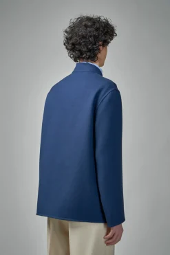 Valentino Double Wool Jacket with Mandarin Collar - LABELS