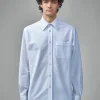 Valentino Oxford Shirt with Camicia Maniche Lunghe Embroideries - LABELS