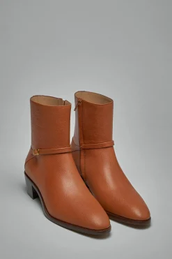 Valentino Pat Ankle Boot in Kidskin - LABELS