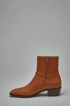Valentino Pat Ankle Boot in Kidskin - LABELS
