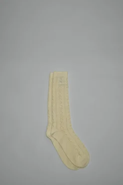 Valentino Perforated Cotton Socks with V-Logo - LABELS