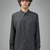 Valentino Silk Twill Shirt with Plusdepois Print - LABELS
