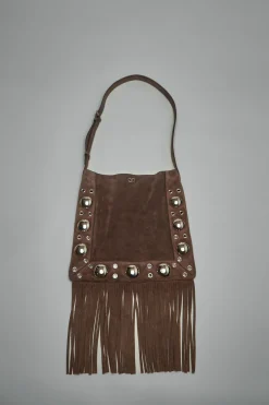 Valentino Valentino Garavani Nellcôte Suede Shoulder Bag - LABELS