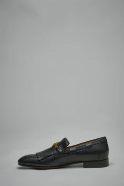 Valentino VLogo Signature Kidskin Loafer with Fringes - LABELS