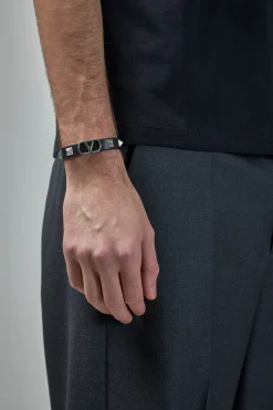 Valentino V-Logo Signature Grainy Calfskin Bracelet - LABELS