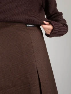 Vetements Asymmetric Tailored Skirt brown - LABELS