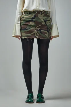 Vetements Cargo Camo Mini Skirt - LABELS
