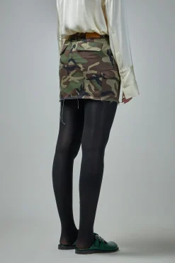 Vetements Cargo Camo Mini Skirt - LABELS