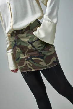 Vetements Cargo Camo Mini Skirt - LABELS