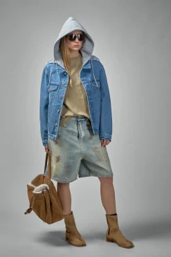 Vetements Deconstructed Hooded Denim Jacket - LABELS