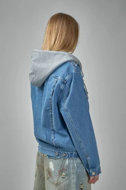Vetements Deconstructed Hooded Denim Jacket - LABELS